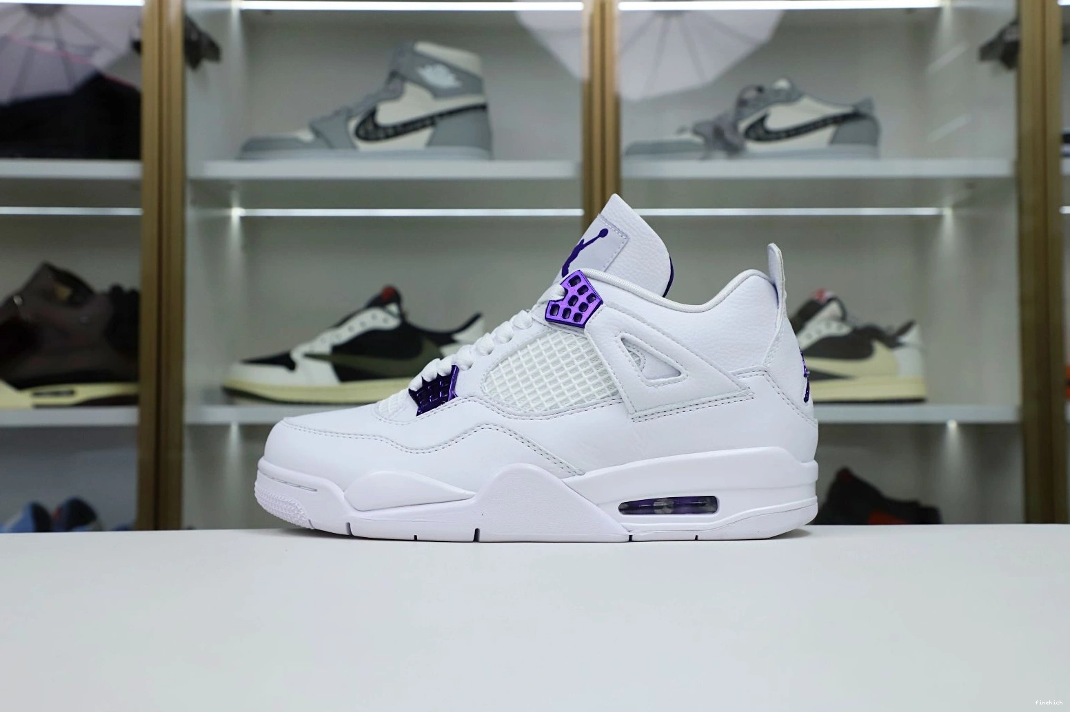 METALLIC 4 AIR JORDAN PURPLE 0807